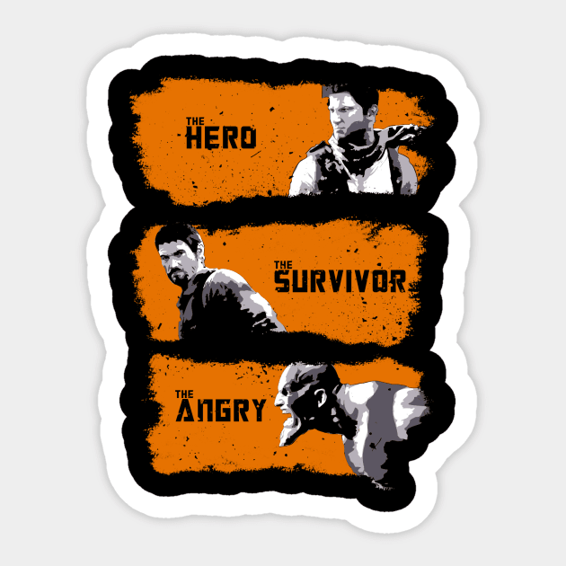 HSR hero survivor angry Sticker by sullyink